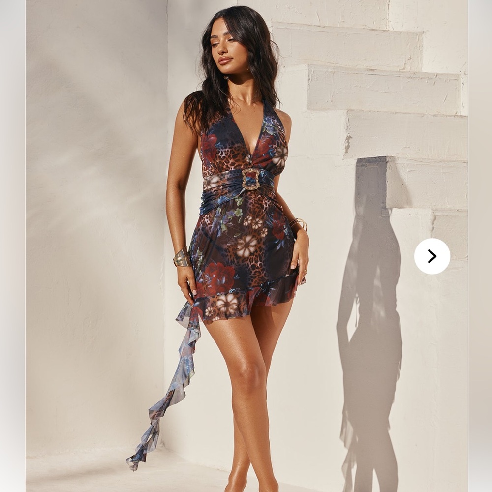 3 piece bikini dress set